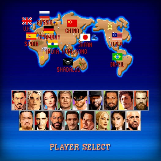 Divulgação do elenco de Street Fighter (2026)