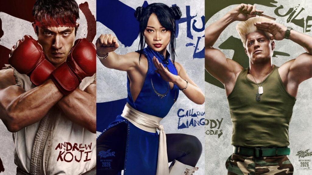 Ryu, Chun-li e Guile em poster oficial de Street Fighter (2026)