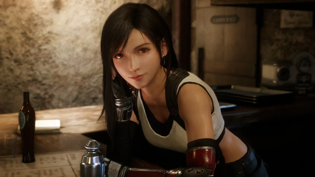 Tifa Lockhart em Final Fantasy VII.