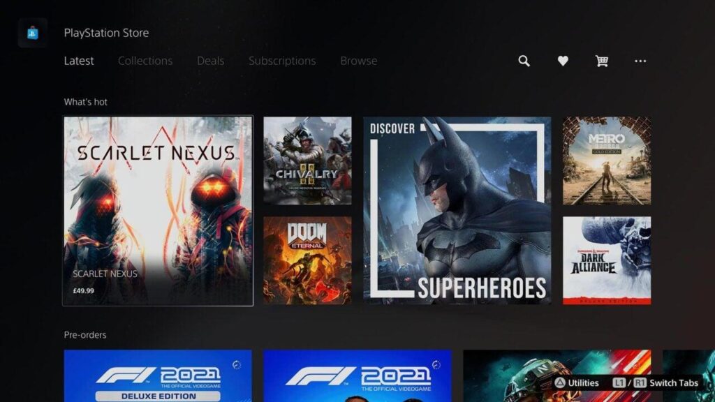 A PlayStation Store é um dos maiores exemplos da transição do mercado para o consumo totalmente digital de jogos.
